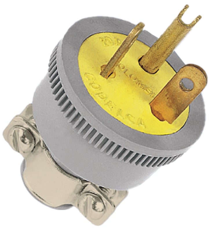 Enchufe Patas Cruzadas P/T 20A 250V