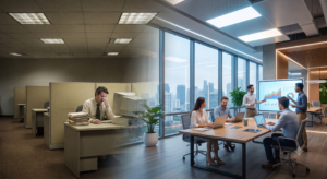 iluminación inteligente para oficinas